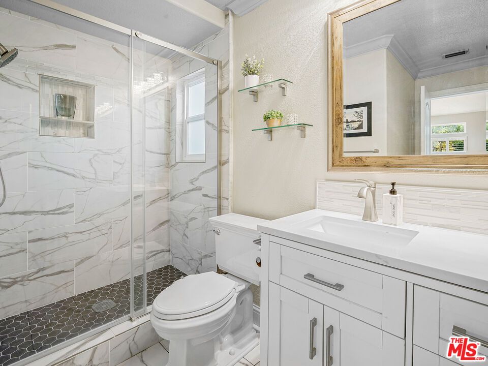 Bathroom, Glass Shower, Interior, Marble, Marble Walls