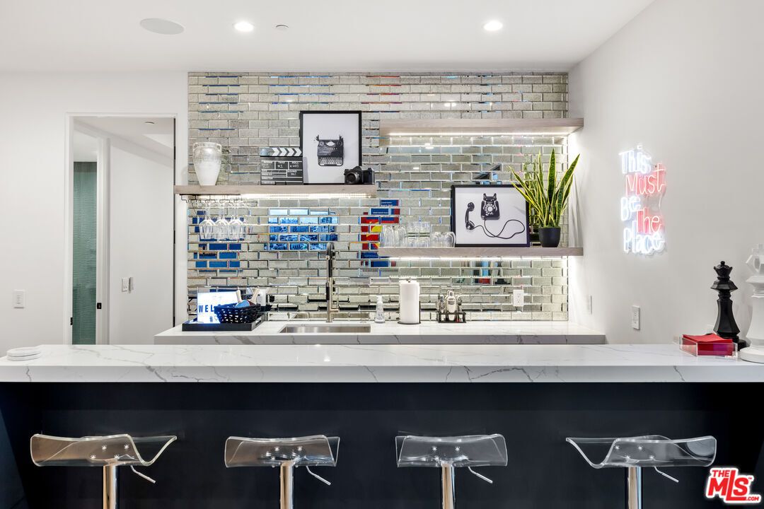 Interior, Recessed Lighting, Stone Walls