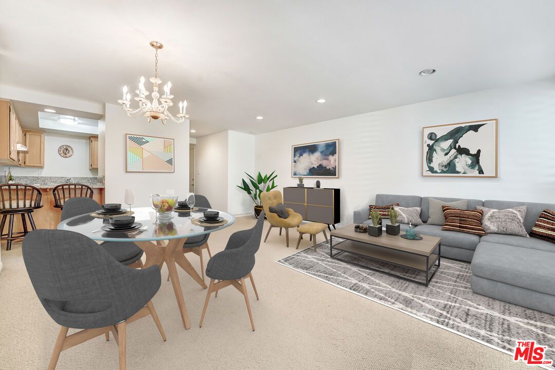 Chandelier, Dining room, Interior, Living room, Recessed Lighting