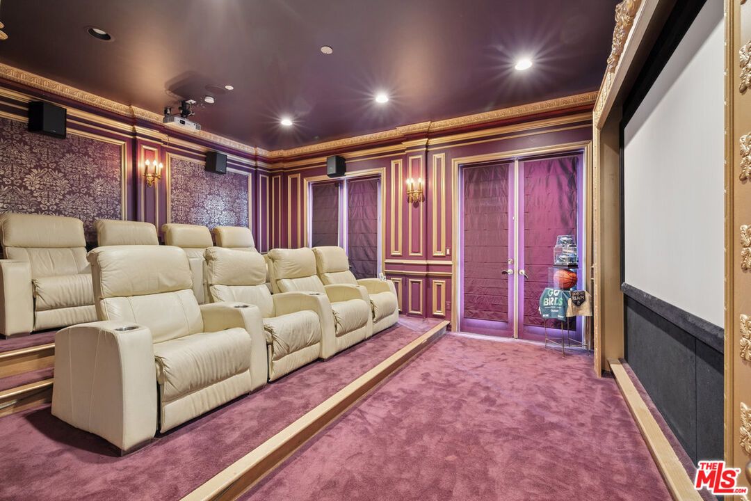 Home Theatre Room, Interior, Recessed Lighting, Theatre Room