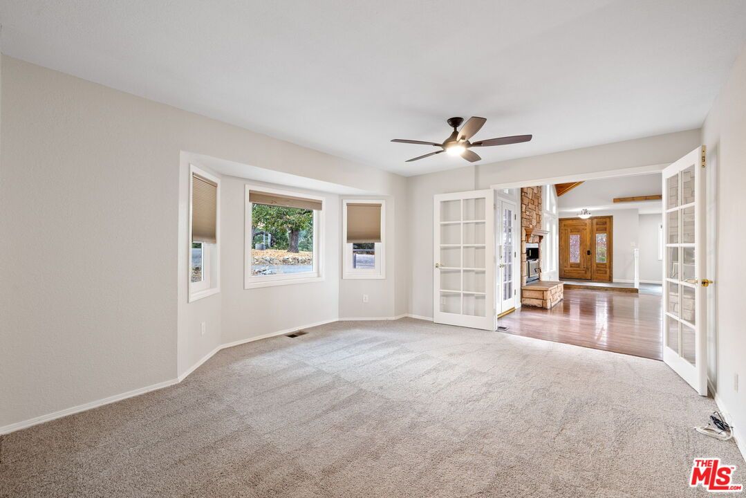 Empty room, Fireplace, Interior, Wood Texture Flooring