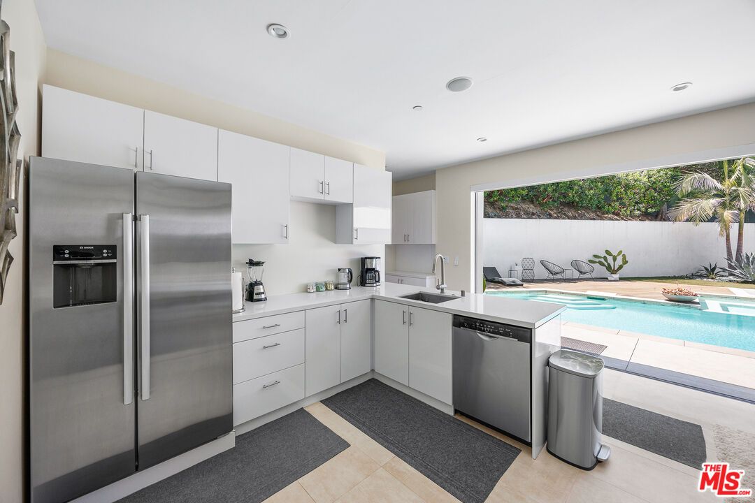 Interior, Kitchen, Pool, Recessed Lighting, Stainless Steel Appliances
