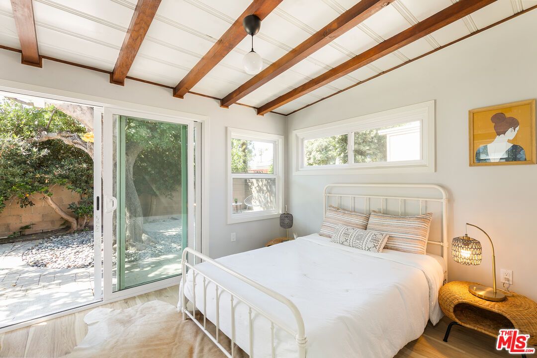 Bedroom, Interior, Wooden Beams, Wood Texture Flooring