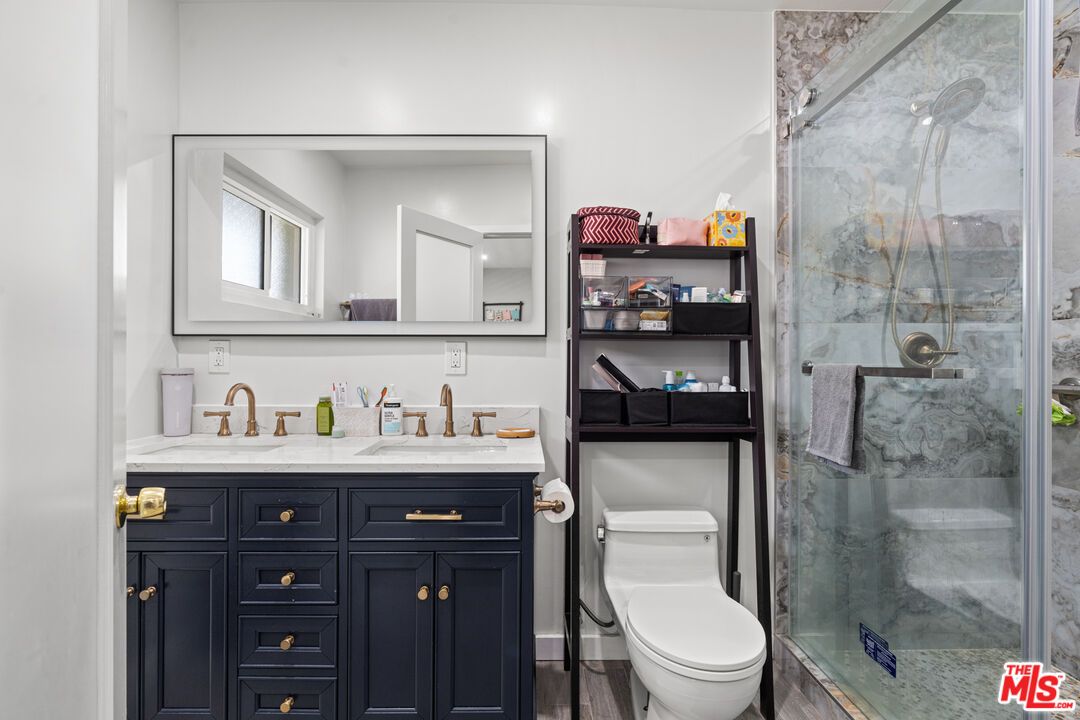 Bathroom, Dual Sink Vanities, Glass Shower, Interior