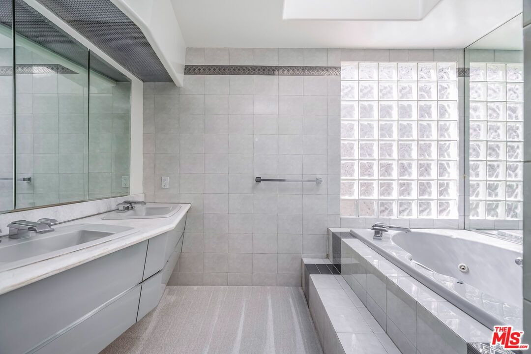 Bathroom, Dual Sink Vanities, Glass Shower, Interior