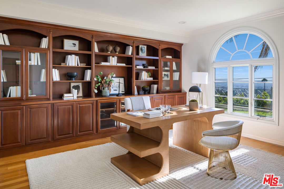 Home Office, Interior, Wood Texture Flooring