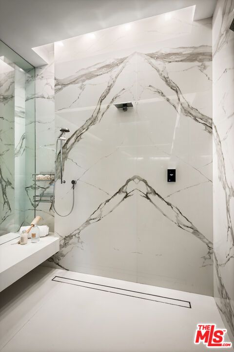 Bathroom, Interior, Marble Walls