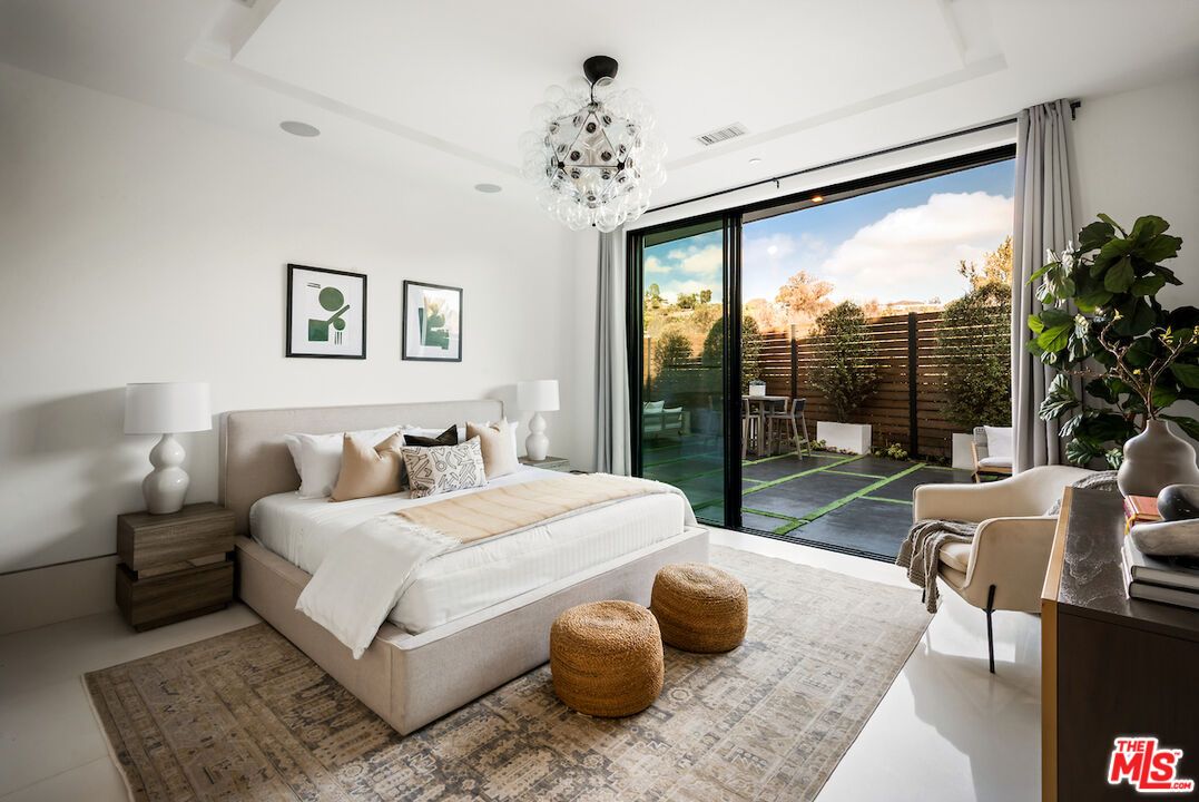 Bedroom, Interior, Pendant Lights, Recessed Lighting