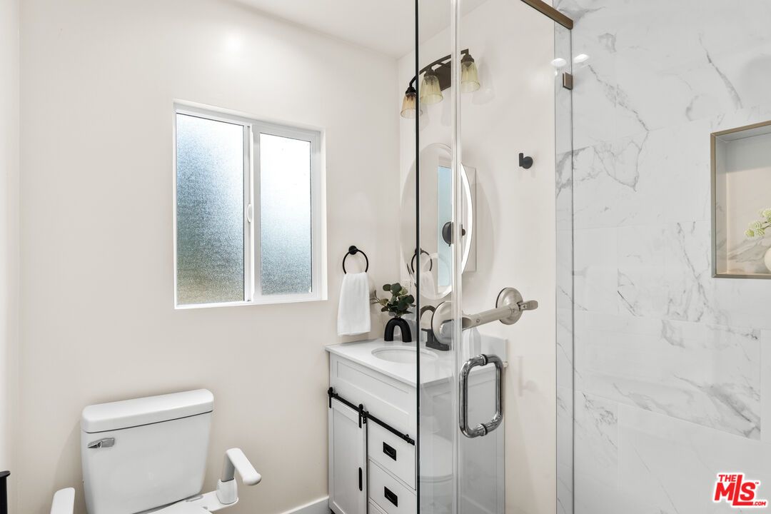 Bathroom, Glass Shower, Interior, Marble Walls