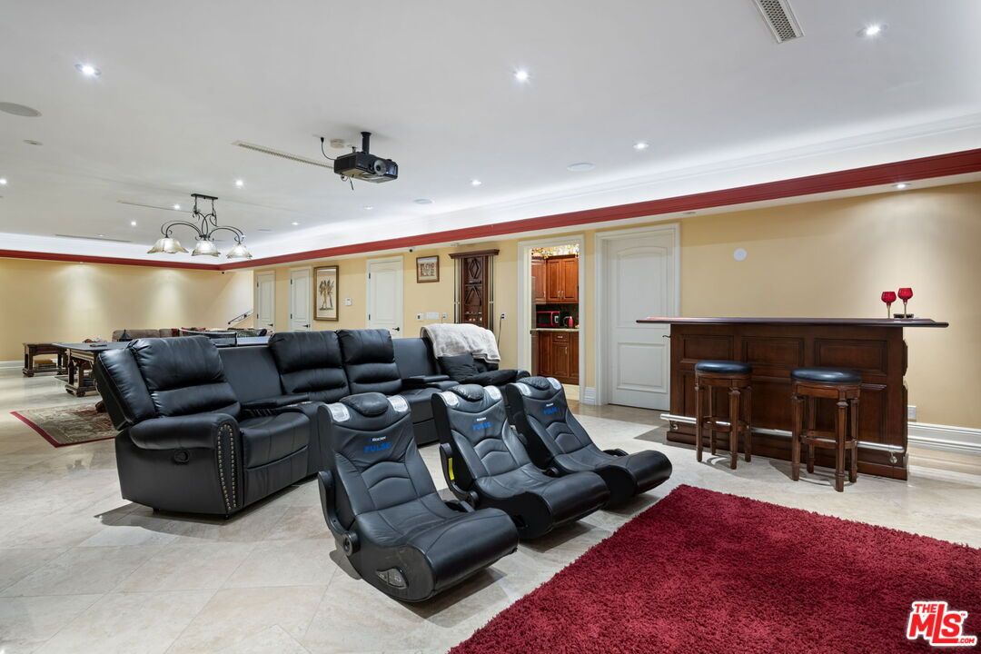Home Theatre Room, Interior, Recessed Lighting, Theatre Room
