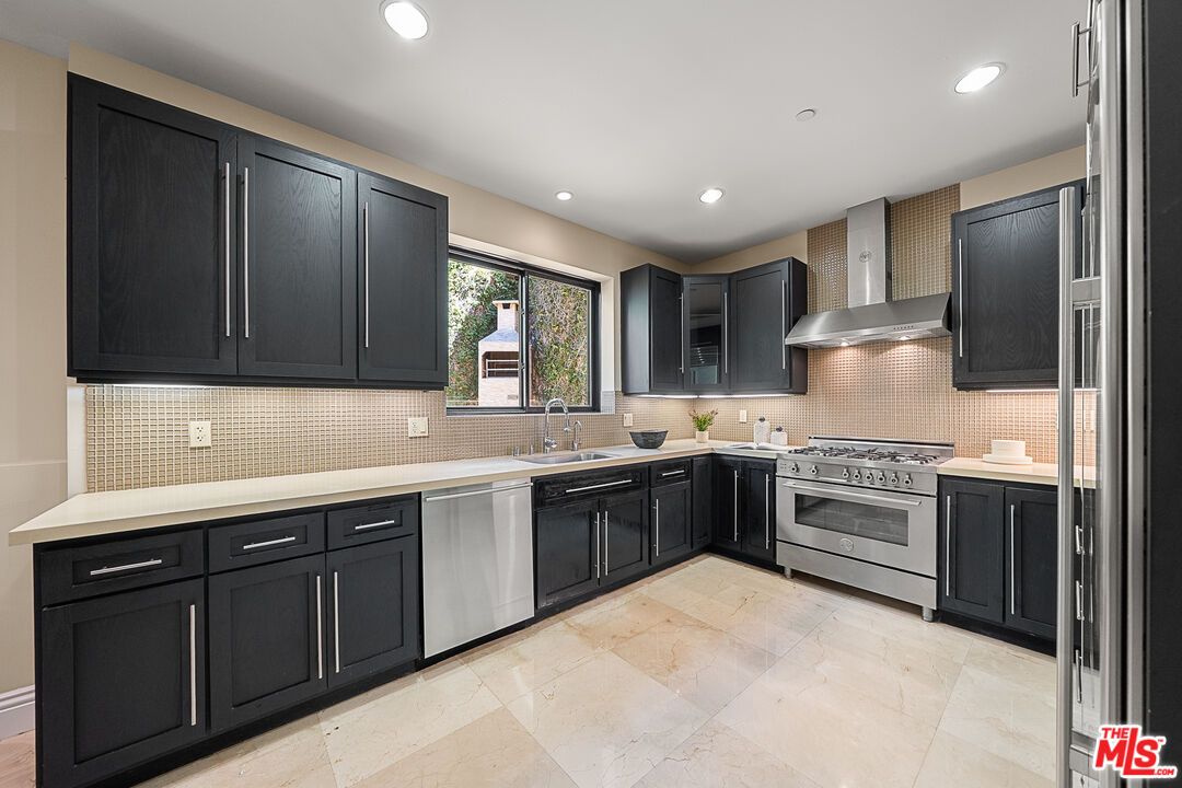 Interior, Kitchen, Recessed Lighting, Stainless Steel Appliances