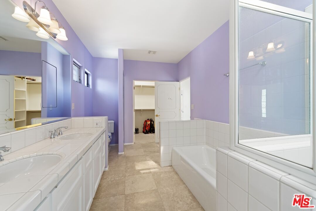 Bathroom, Dual Sink Vanities, Interior, Tile Countertops