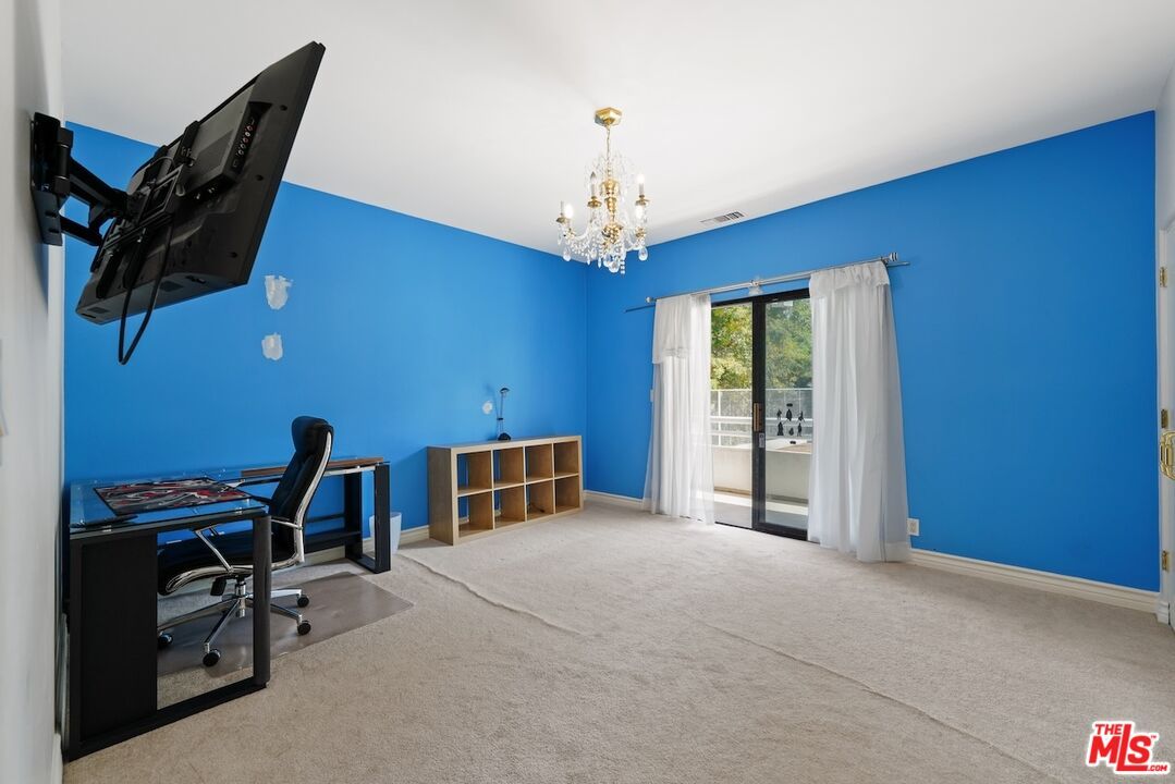 Chandelier, Home Office, Interior