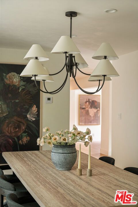 Dining room, Interior, Recessed Lighting