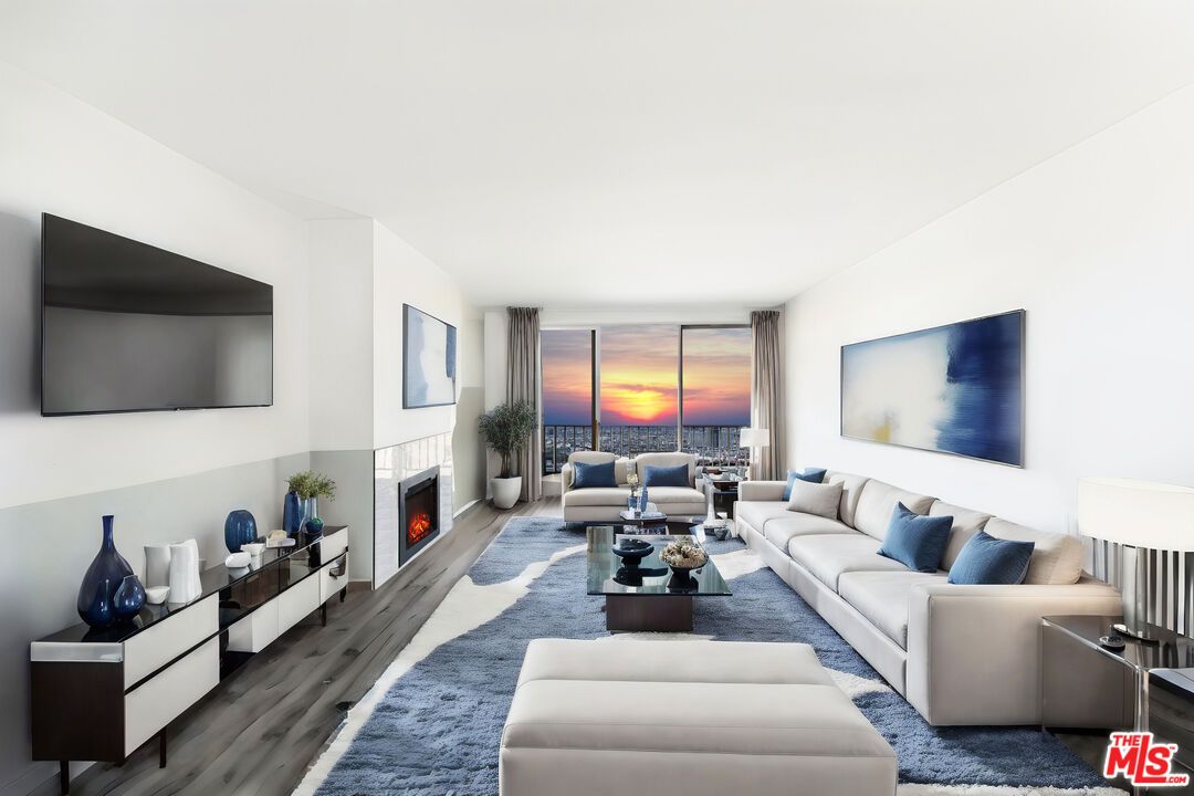 Fireplace, Interior, Living room, Water, Wood Texture Flooring