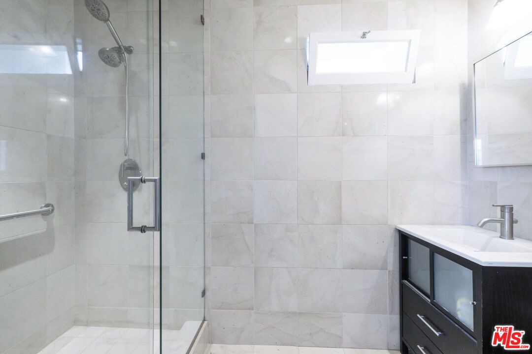 Bathroom, Glass Shower, Interior, Marble Walls