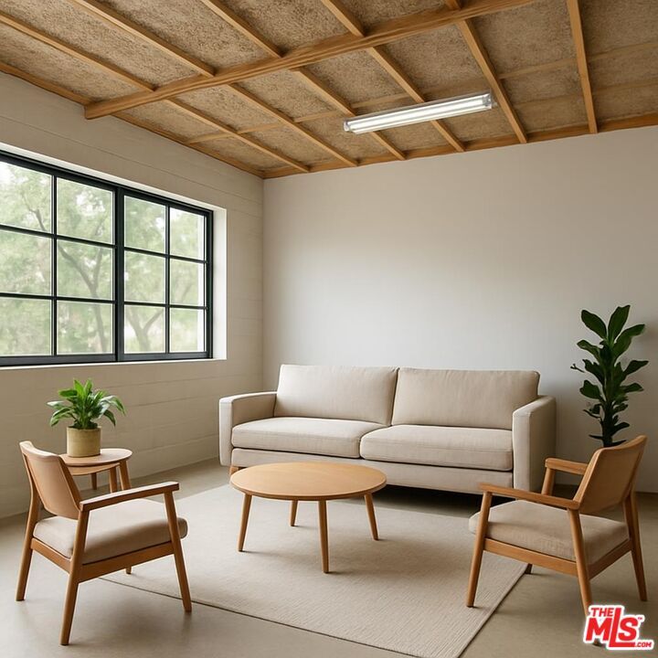 Interior, Living room, Wooden Beams