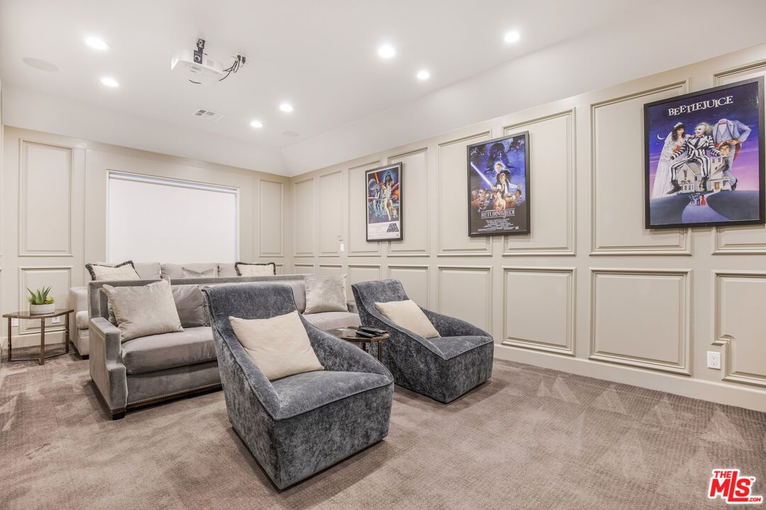 Interior, Recessed Lighting, Theatre Room