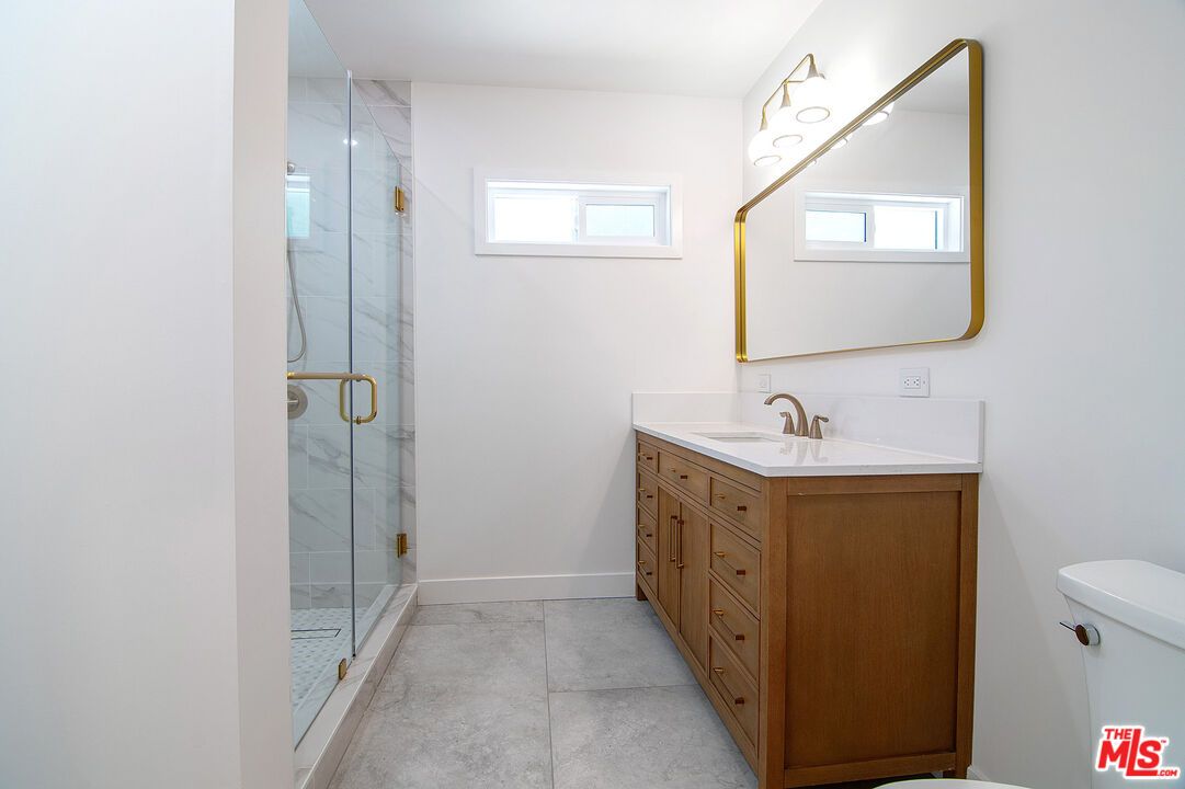 Bathroom, Glass Shower, Interior, Marble Walls