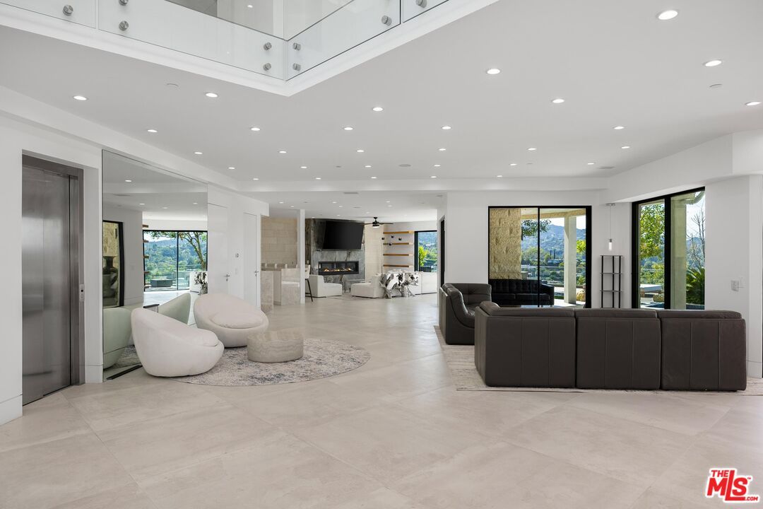 Interior, Living room, Recessed Lighting