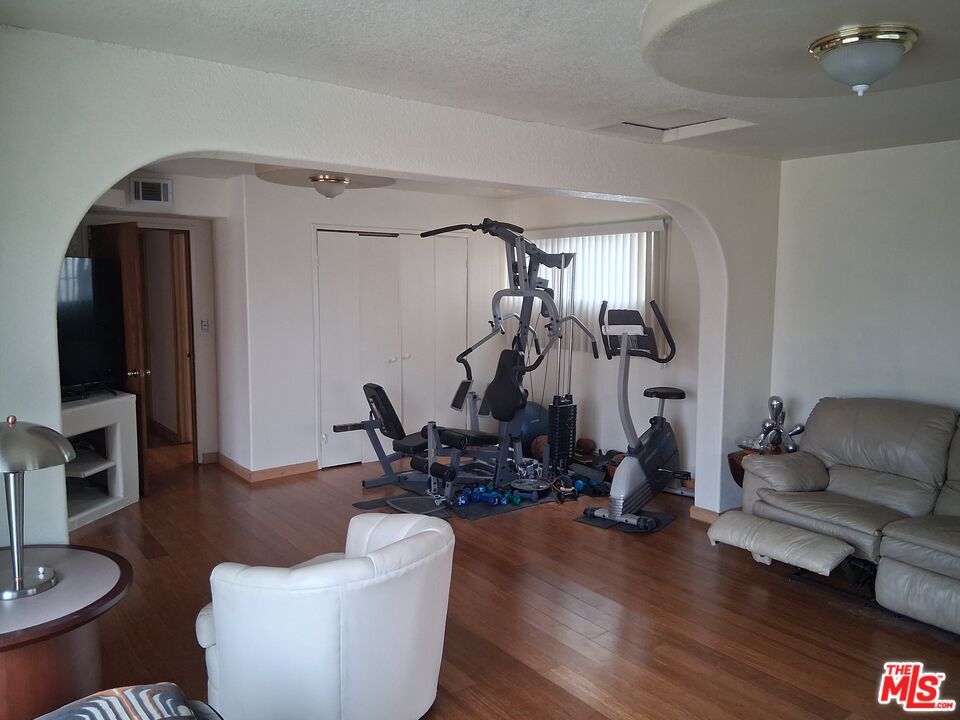 Fitness Equipment, Interior, Wood Texture Flooring