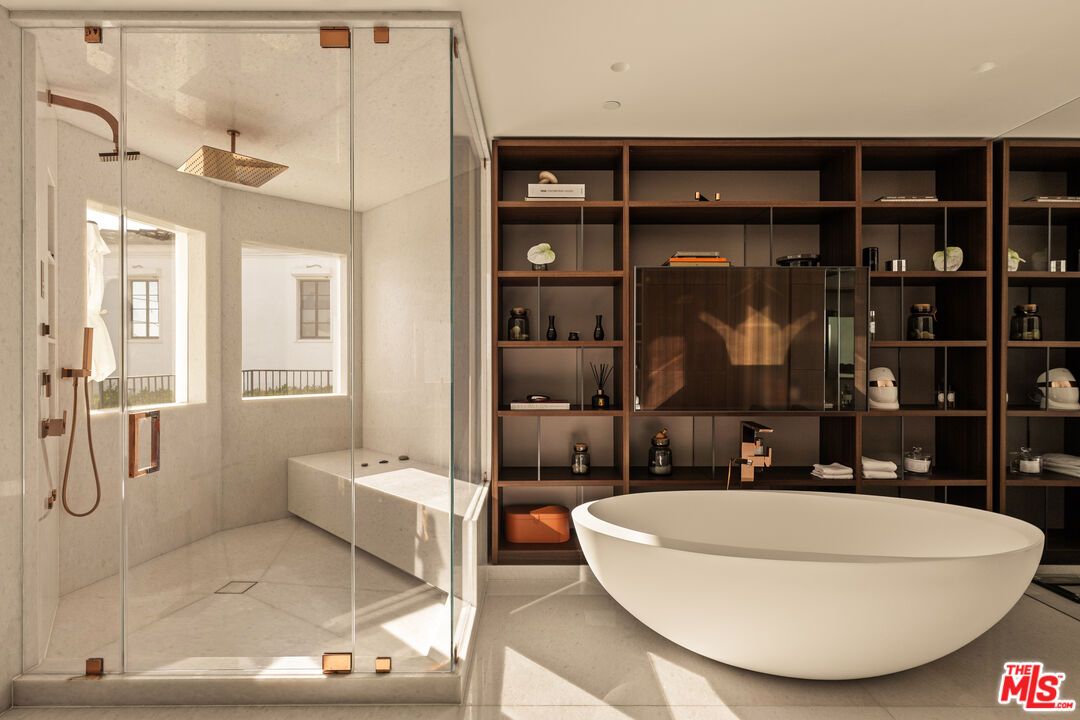 Bathroom, Free Standing Baths, Glass Shower, Interior