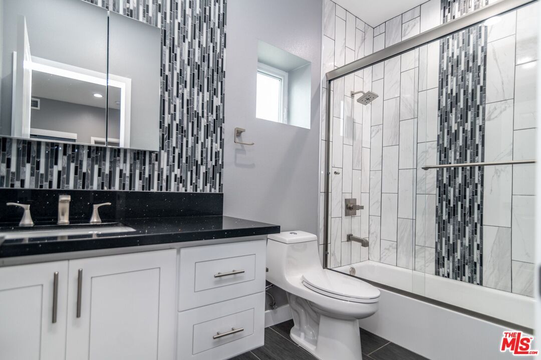 Bathroom, Glass Shower, Interior, Wood Texture Flooring