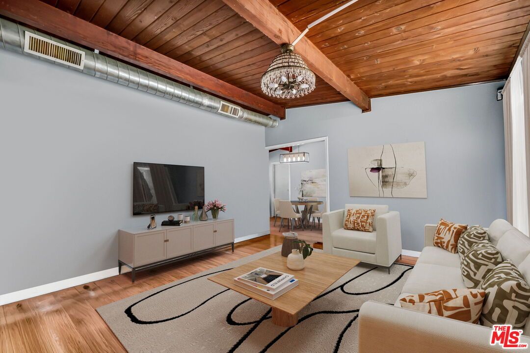 Chandelier, Interior, Living room, Wooden Beams, Wooden Ceilings, Wood Texture Flooring