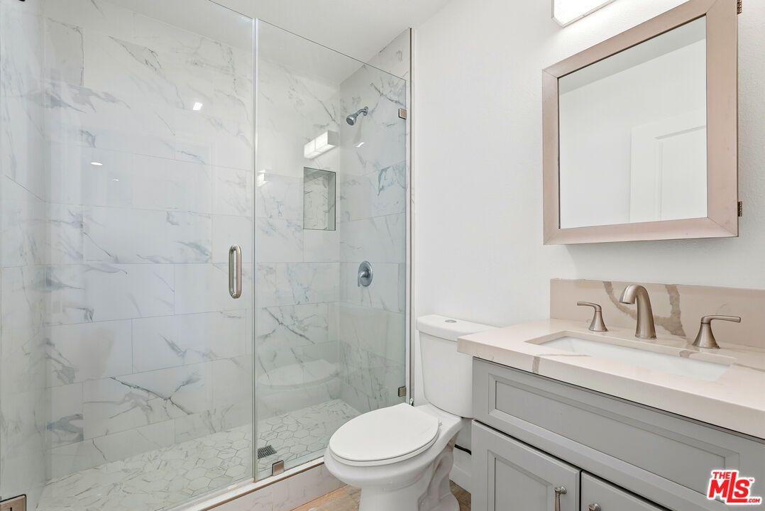 Bathroom, Glass Shower, Interior, Marble Walls