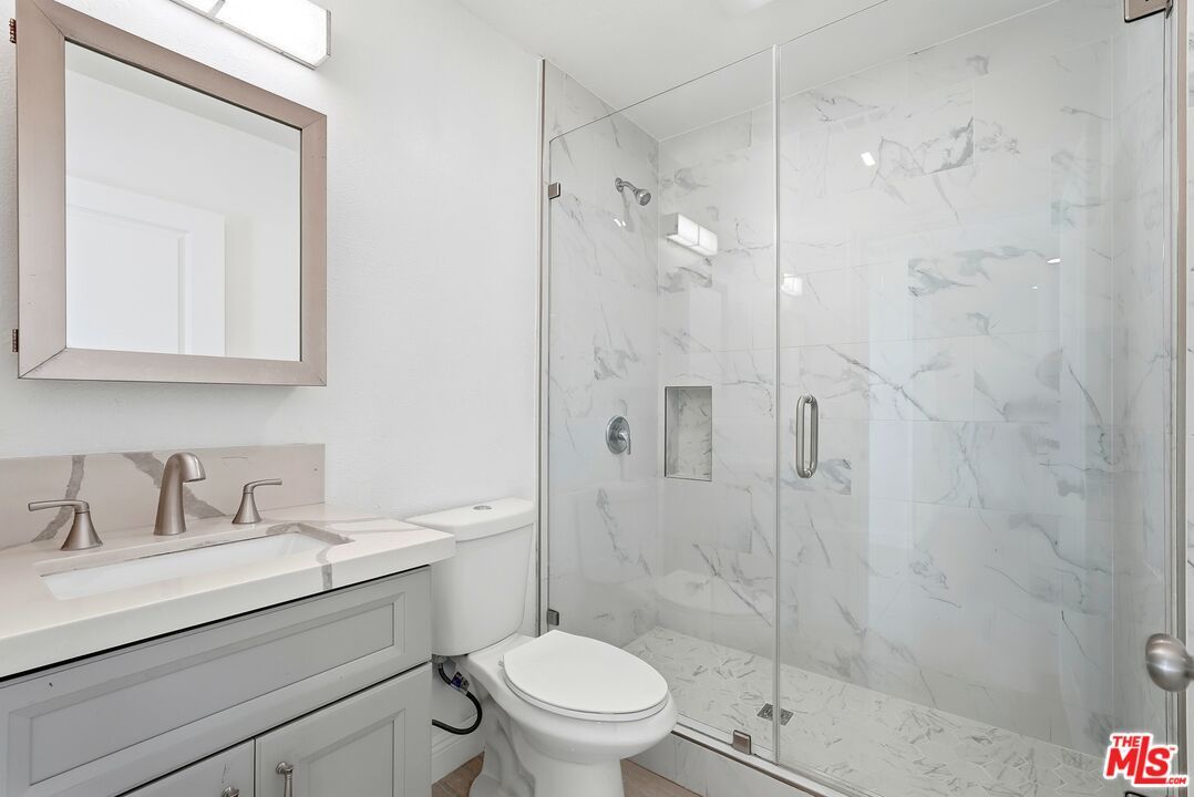 Bathroom, Glass Shower, Interior, Marble Walls