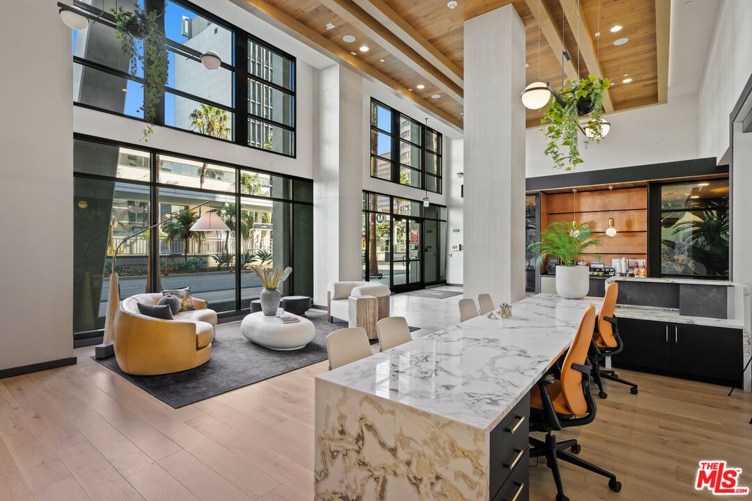 Dining room, Interior, Living room, Pendant Lights, Recessed Lighting, Wooden Beams, Wooden Ceilings, Wood Texture Flooring