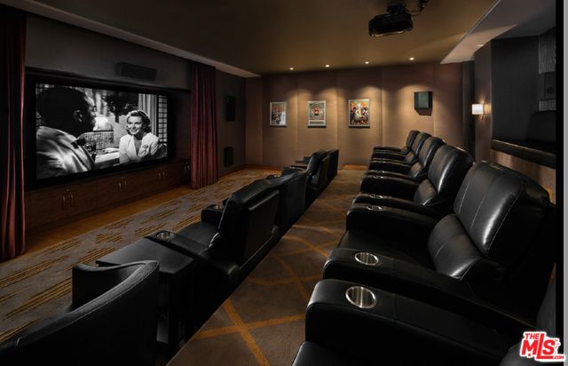 Home Theatre Room, Interior, Projection Screen, Recessed Lighting, Theatre Room