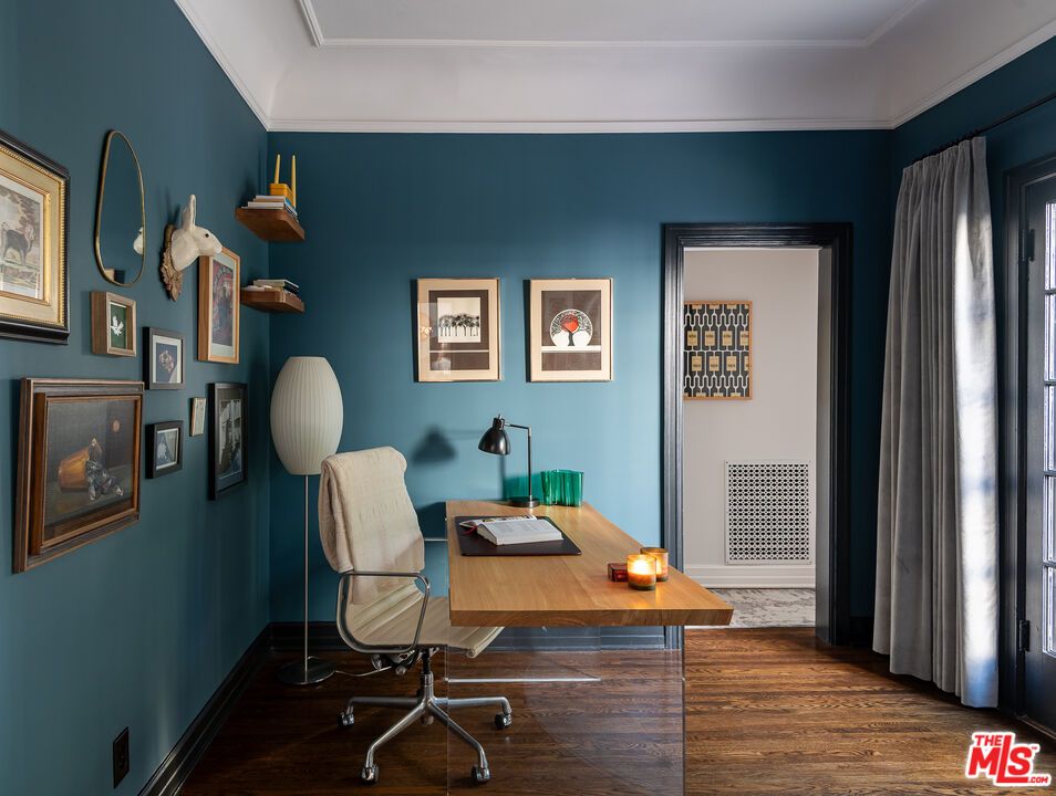 Home Office, Interior, Wood Texture Flooring