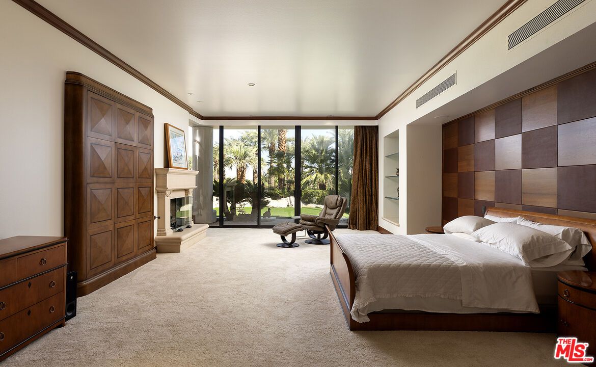 Bedroom, Fireplace, Interior, Recessed Lighting