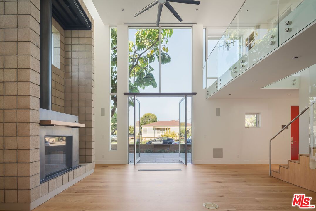 Fireplace, Interior, Wood Texture Flooring