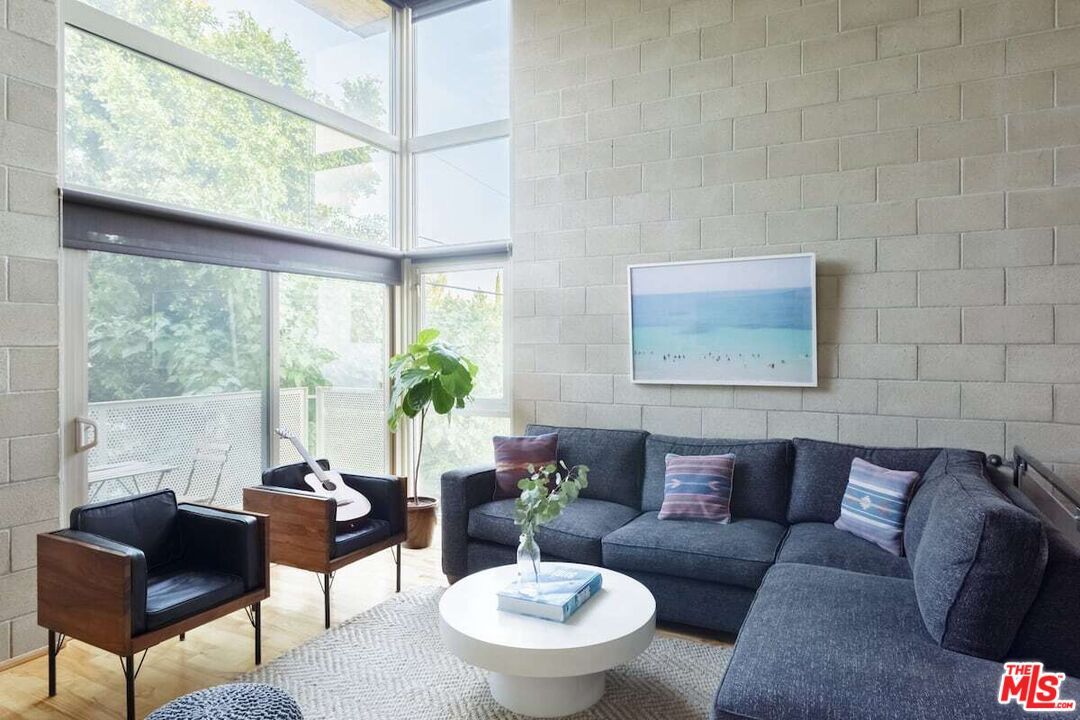 Interior, Living room, Stone Walls