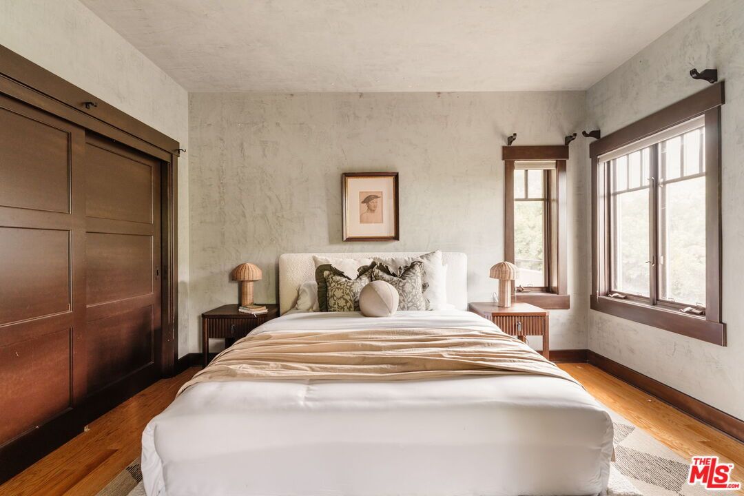 Bedroom, Interior, Wood Texture Flooring