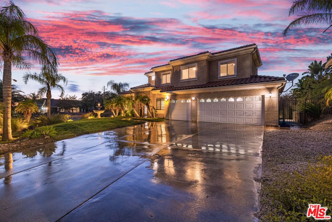 Attached, Backyard, Exterior, Facade, Mediterranean