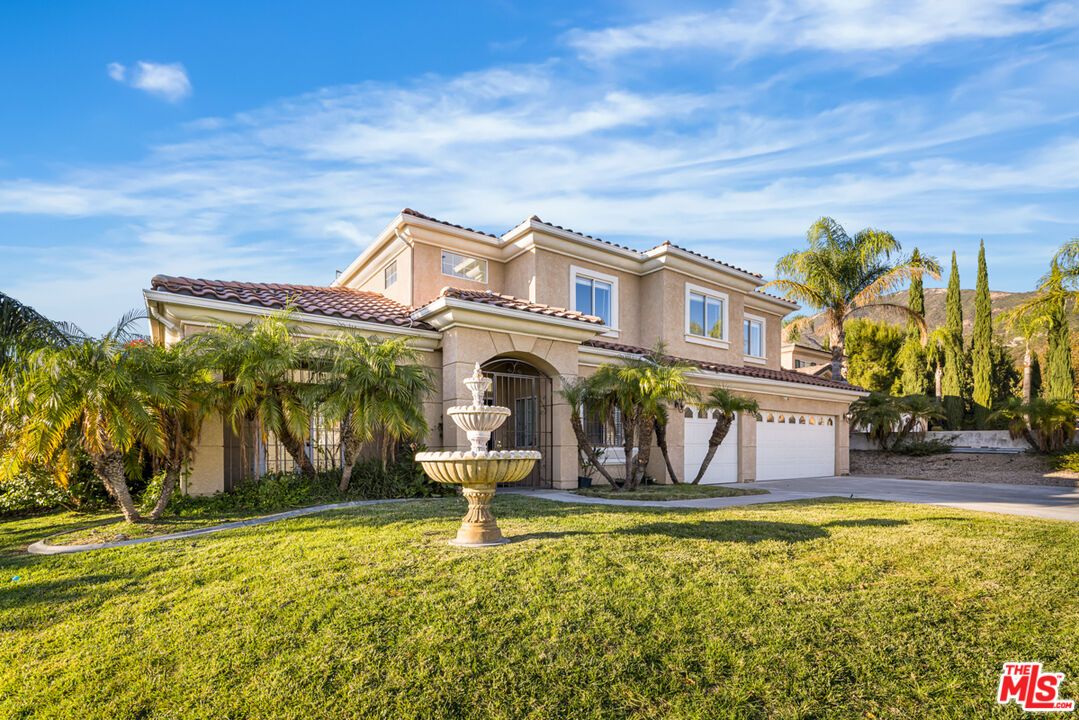 Attached, Backyard, Exterior, Facade, Mediterranean