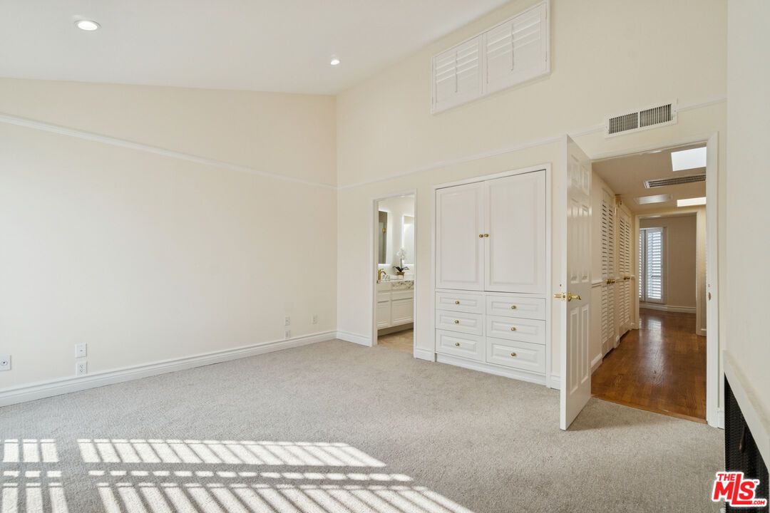 Bathroom, Empty room, Interior, Recessed Lighting, Wood Texture Flooring