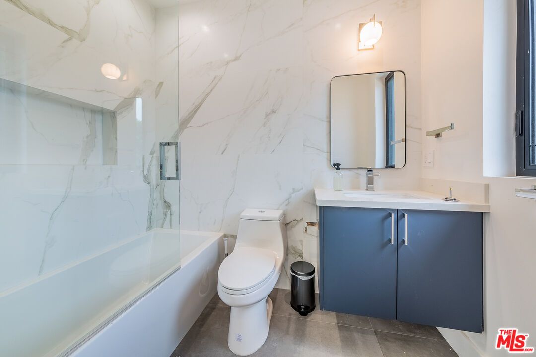 Bathroom, Glass Shower, Interior, Marble Walls