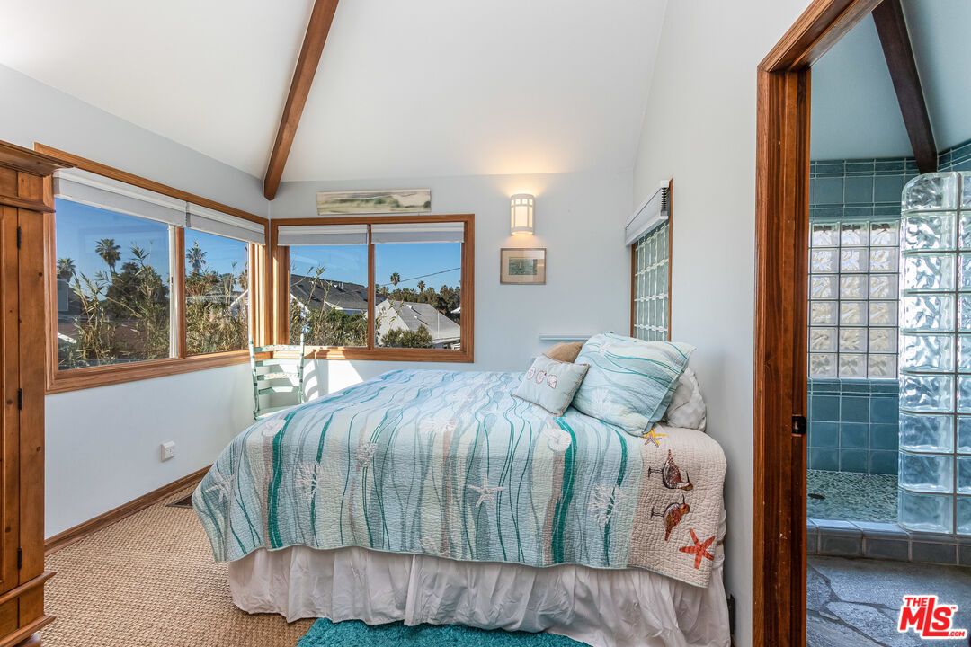 Bedroom, Interior, Wooden Beams