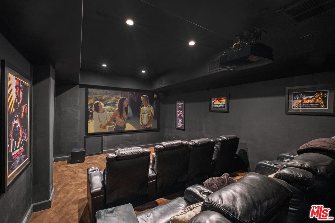 Home Theatre Room, Interior, Projection Screen, Recessed Lighting, Theatre Room