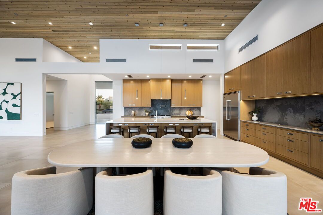 Interior, Kitchen, Recessed Lighting, Stainless Steel Appliances, Wooden Ceilings