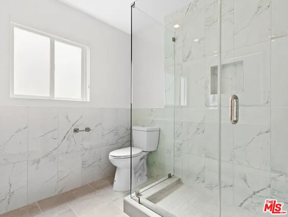Bathroom, Glass Shower, Interior, Marble Walls