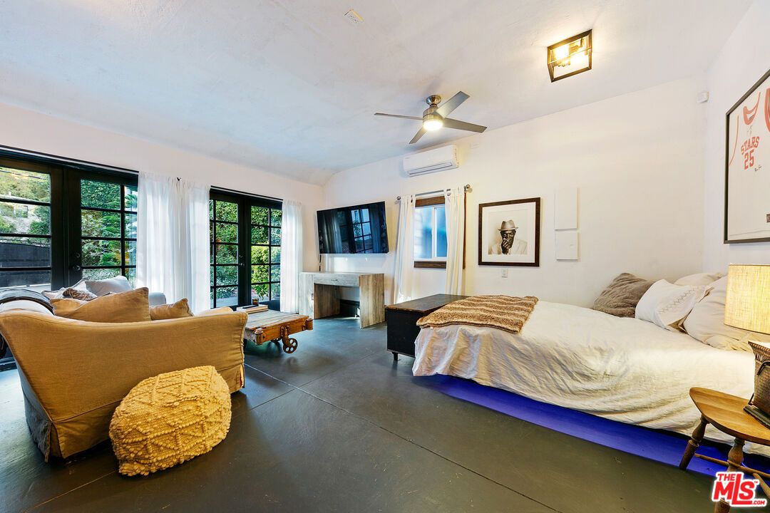 Bedroom, Fireplace, Interior