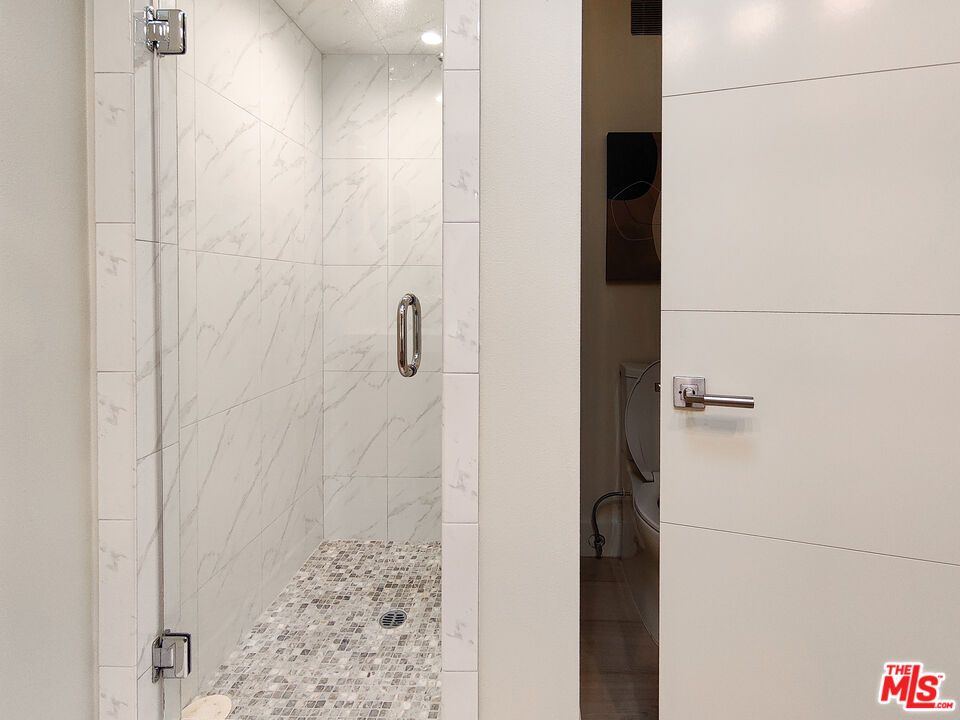 Bathroom, Glass Shower, Interior, Marble Walls