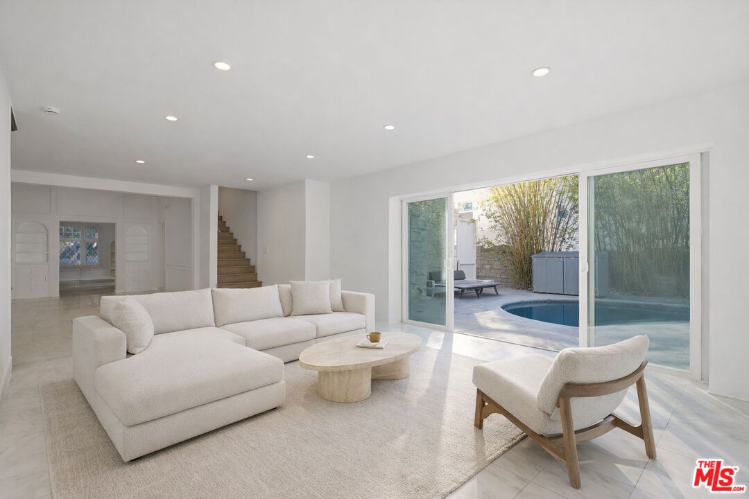 Interior, Living room, Marble, Recessed Lighting