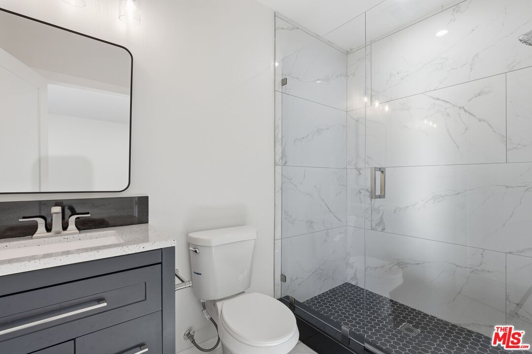 Bathroom, Glass Shower, Interior, Marble Walls