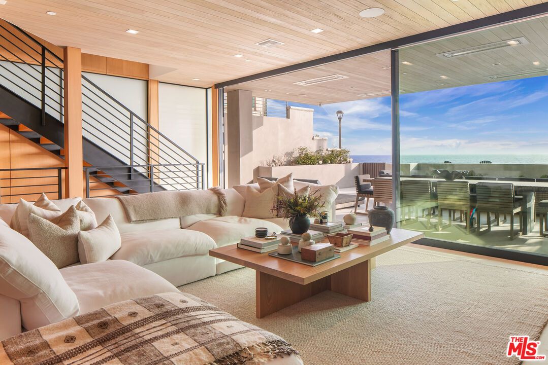 Interior, Living room, Recessed Lighting, Water, Wooden Ceilings